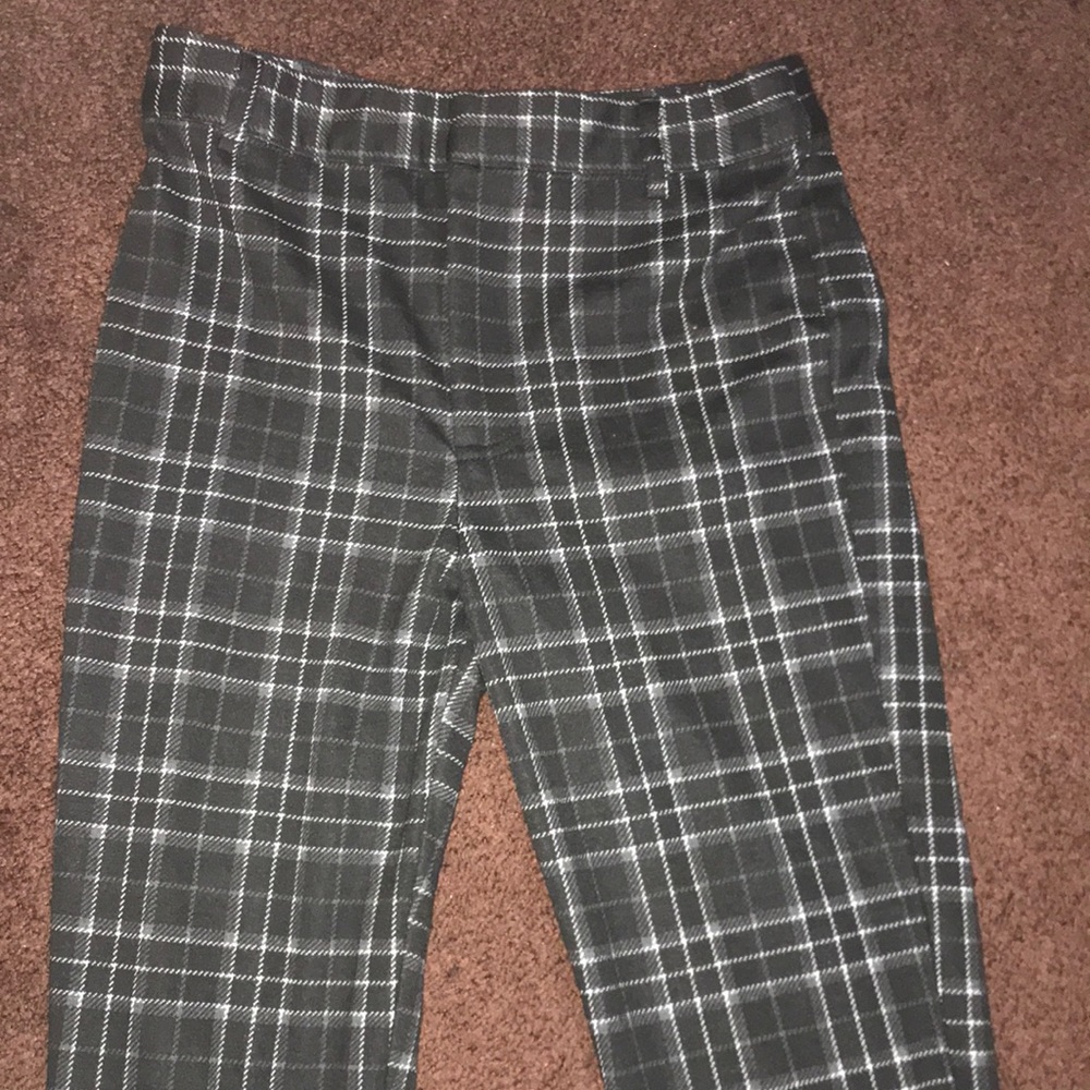 Plaid slacks